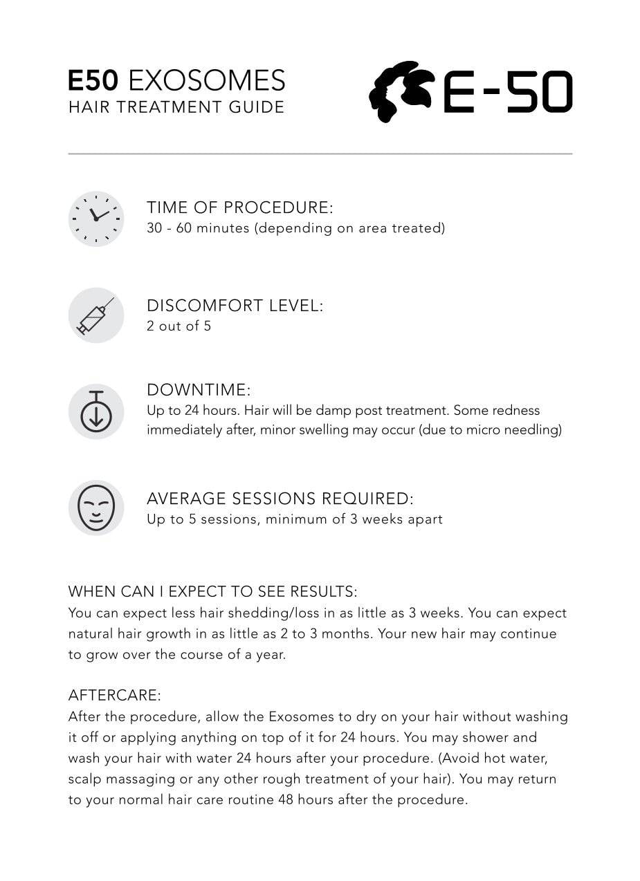 Final E50 HAIR Treatment Guide