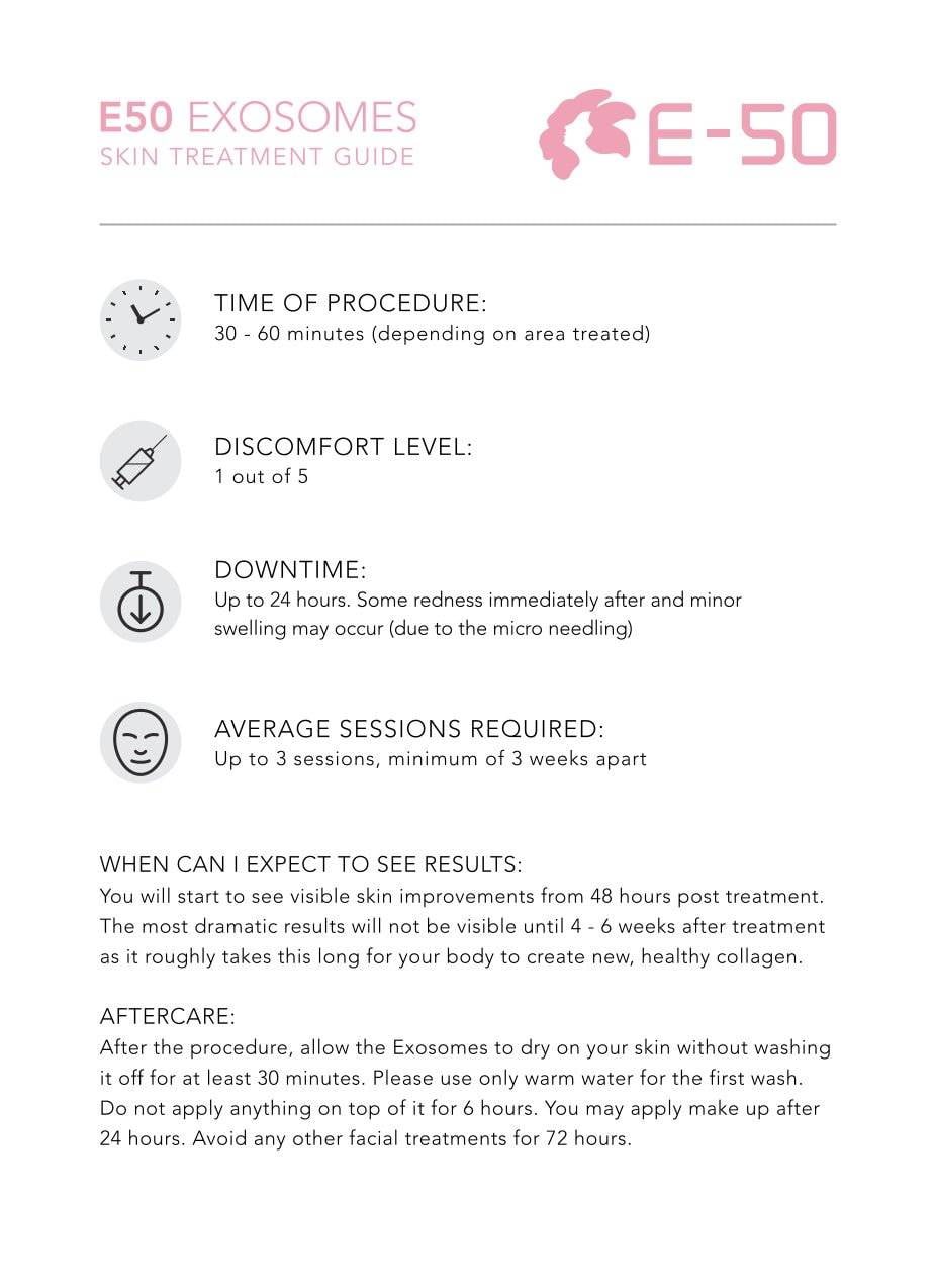 Final E50 SKIN Treatment Guide